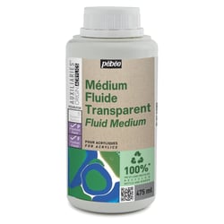 Pot 475 mL de médium fluide Pébéo - Studio Green - Transparent