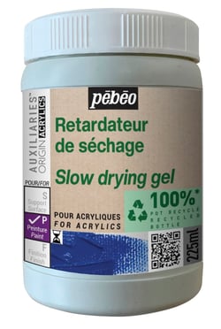 Pot 225 mL de retardareur de séchage Pébéo - Studio Green - épaisse