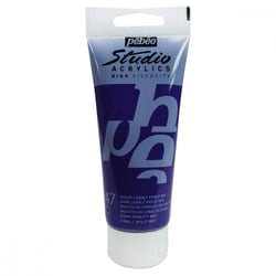 Tube 100 ml de peinture Studio Acrylics High Viscosity Pébéo - Violet de cobalt - Fine - Opaque