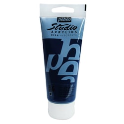 Tube 100 ml de peinture Studio Acrylics High Viscosity Pébéo - Bleu de Prusse - Fine - Opaque
