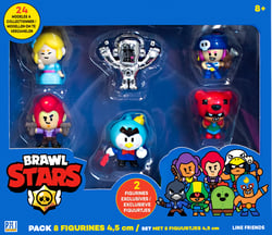 8 figurines Brawl Stars 4,5 cm - Pack B