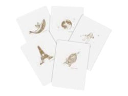 1 carnet - Format A5 14.8 x 21 cm - Flying Spirit White - Clairefontaine - 96 pages lignées - Designs assortis