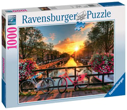 Puzzle 1000 pièces - Vélos à Amsterdam