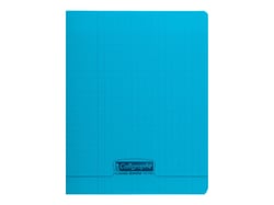 Cahier polypro - 24 x 32 cm - Calligraphe - Clairefontaine - 48 pages grands carreaux - Bleu