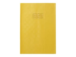 Protège-cahier - à rabats - 21x29,7 cm - opaque - jaune