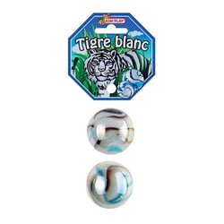 2 Boulards Tigre Blanc Ø 45 mm - Kim Play