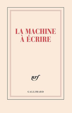 Carnet "La machine à écrire" (papeterie)