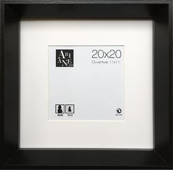 Cadre Pente - 20x20 cm - Noir