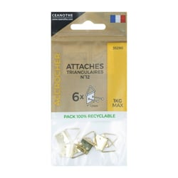 6 attaches triangle n°12 