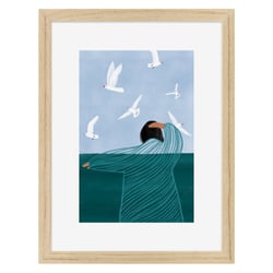 Image encadrée Ceanothe - Bird - 30 x 40 cm