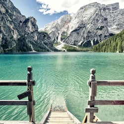 Toile - Escalier lac - 30 cm x 30 cm
