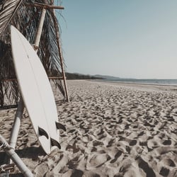 Toile - Planche de surf - 30 cm x 30 cm