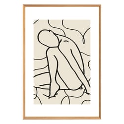 Tableau mural Ceanothe - Silhouette - 65 x 97 cm 