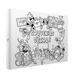 Album photos à colorier Panodia - Souvenirs d'école - 32 pages