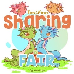 Tim and Finn the Dragon Twins - Sharing is Fair - Bedtime children's books for kids, early readers