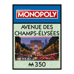 1000P Monopoly Avenue Des Champs-Elysees