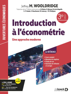 Introduction à l'économétrie - Une approche moderne