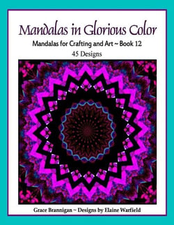 Mandalas in Glorious Color Book 12 - Art in Color, #12