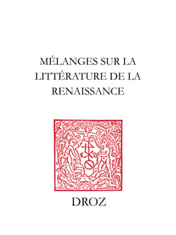 Mélanges sur la littérature de la Renaissance - À la mémoire de V.-L. Saulnier
