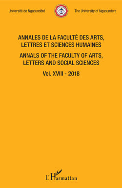 Annales de la faculté des arts, lettres et sciences humaines Vol XVIII - 2018 - Annals of the faculty of arts, letters and social sciences