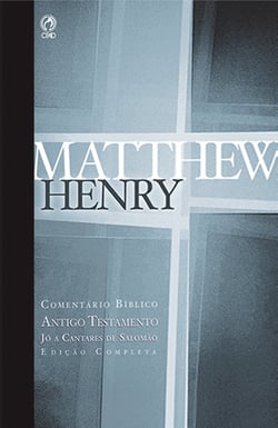 Comentário Bíblico - Antigo Testamento Volume 3 - Jó a Cantares de Salomão