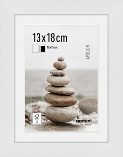 Cadre Nielsen - Apollon - Bois - Blanc - 13 x 18 cm