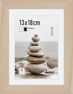 Cadre Nielsen - Apollon - Bois - Naturel - 13 x 18 cm