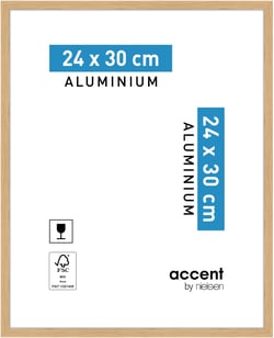Cadre accent chene 24x30