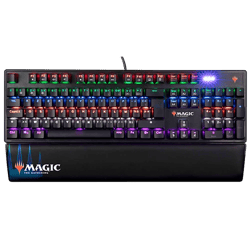 Clavier mécanique Konix - Magic the Gathering - Noir et bleu 