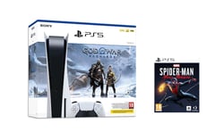 Pack PS5 Standard God of War : Ragnarök + Spider-Man Miles Morales