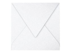 20 enveloppes Pollen 165x165 mm - Blanc irisé - Cartons d