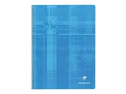 Cahier spiralé - 24x32 cm - 100 pages - 5x5 mm - coloris assortis