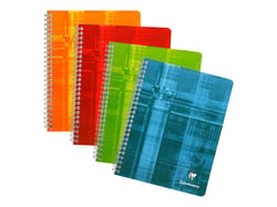 Cahier à spirales Clairefontaine - Modèle aléatoire - 17 x 22 cm - 180 pages petits carreaux - Vendu à l'unité