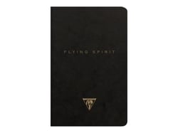 1 carnet - 11 x 17 cm - Flying Spirit Black - Clairefontaine - 96 pages lignées - Designs assortis