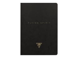 1 carnet - Format A5 14.8 x 21 cm - Flying Spirit Black - Clairefontaine - 96 pages lignées - Designs assortis