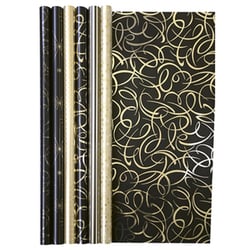 Papier Cadeau Premium Max Et Moi Noir&Or