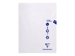 Cahier de dessin Clairefontaine -  Transparent - 24 x 32 cm - Mimesys - 48 pages unies