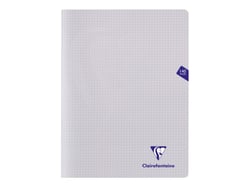 Cahier Mimesys piqué - 24 x 32 cm - 140 pages - Petits carreaux - Coloris assortis