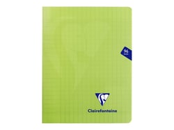 Cahier Mimesys vert - 17 x 22 cm - 96 pages - Grands carreaux