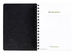 Carnet Clairefontaine - Noir - A5 14,8 x 21 cm - My daily planner Age Bag - 250 pages détachables