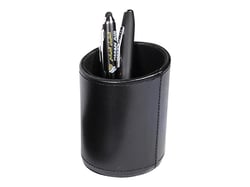 Pot à crayons - L' Agenda Moderne Satiny - 7.5 x 10 cm - Noir