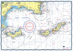 Iles d'hyeres (10) carte plastifiee