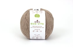 Pelote de fil à tricoter - DMC - Eco Vita 3 - Taupe 111