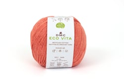 Pelote de fil à tricoter - DMC - Eco Vita 3 - Corail 105