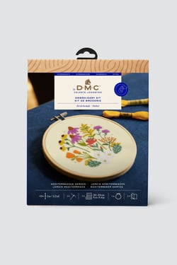 Kit broderie DMC Autoportrait Frida Kahlo - point de croix avancé
