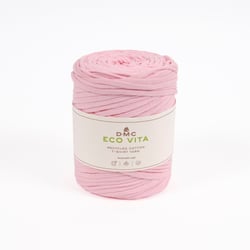 Pelote de fil à tricoter - DMC - Eco Vita T-shirt Yarn - Rose