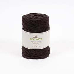 Pelote de fil à tricoter - DMC - Eco Vita T-shirt Yarn - Marron