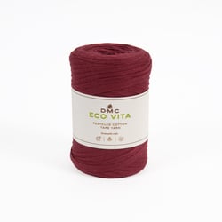 Pelote de fil à tricoter - DMC - Eco Vita Tape Yarn - Rouge 5