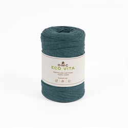 Pelote de fil à tricoter - DMC - Eco Vita Tape Yarn - Bleu 7