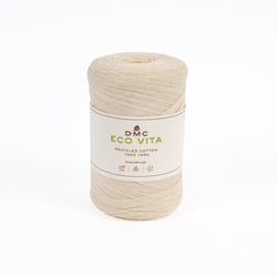 Pelote de fil à tricoter - DMC - Eco Vita Tape Yarn - Beige 103